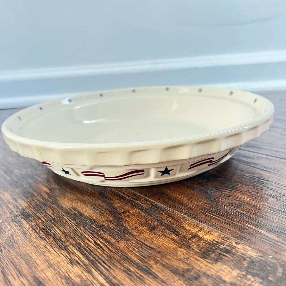 Longaberger All American oven to table Pie plate